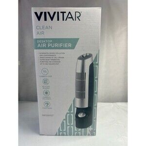Vivitar - Clean Air Desktop Air Purifier - Built in Filter